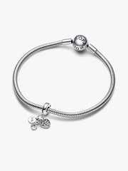 Family Infinity Triple Dangle Charm Sterling silver