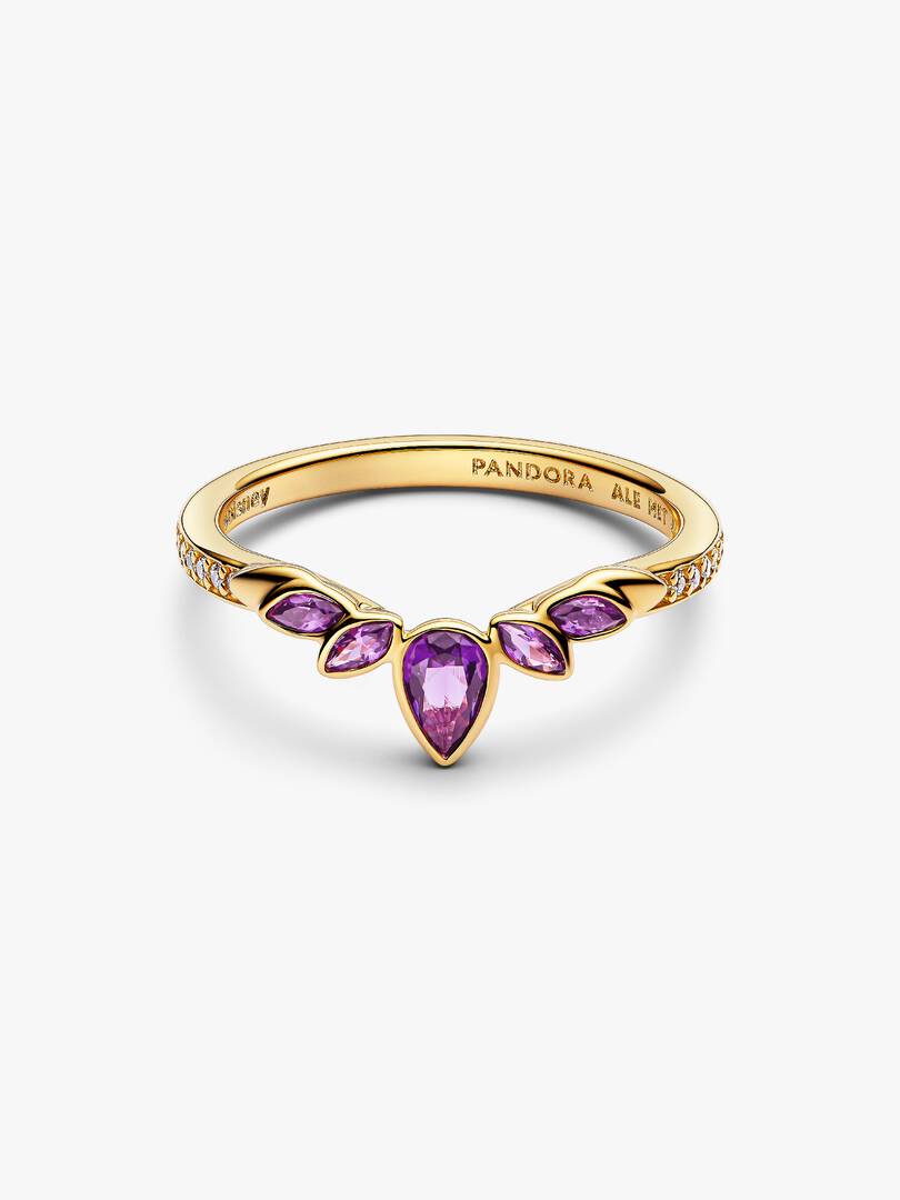Disney Frozen Queen Anna Tiara Ring 14k gold plating