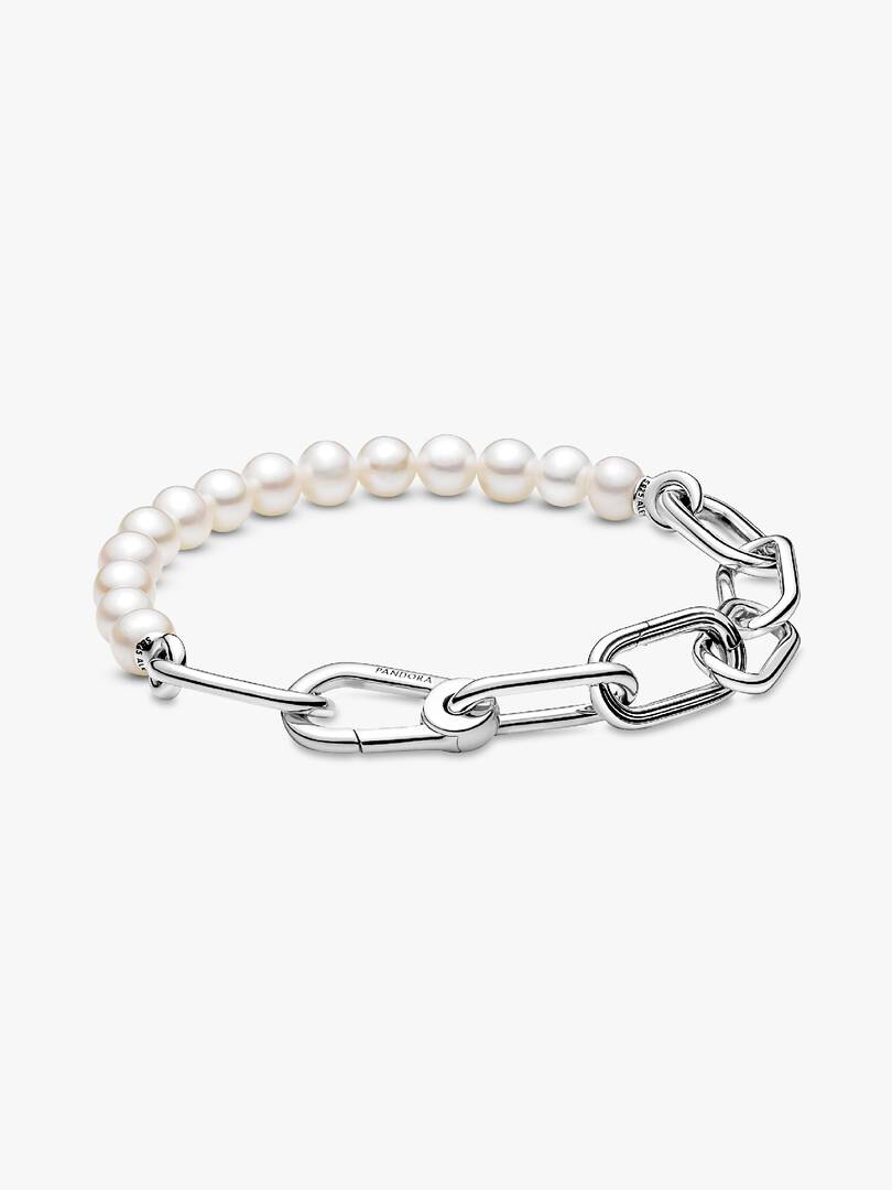 Pandora ME Treated Freshwater Cultured Pearl Bracelet Sterling silver