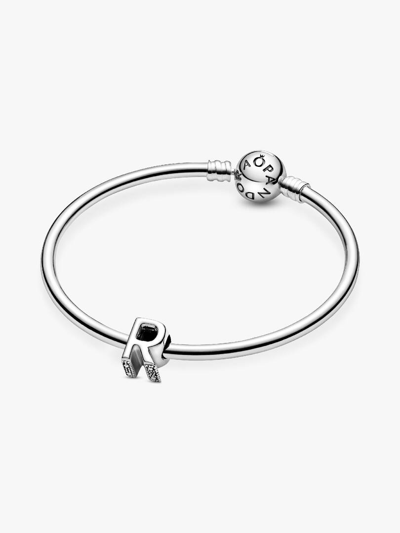 Letter R Alphabet Charm Sterling silver