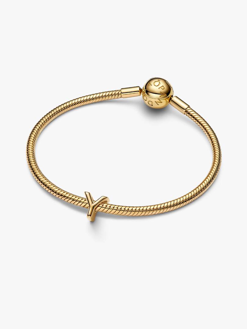 Letter Y Alphabet Charm 14k gold plating