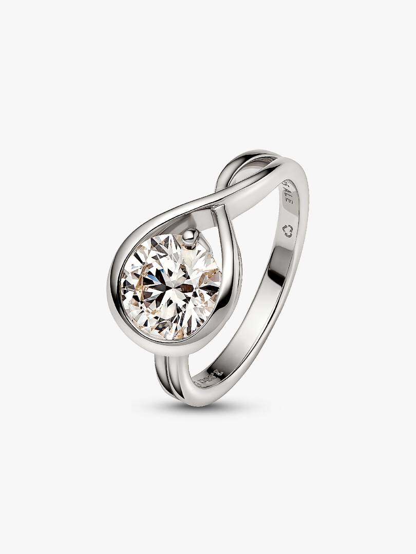 FINAL SALE - Pandora Infinite 14k White Gold Lab-grown Diamond Ring 2.00 ct TW, 14k white gold