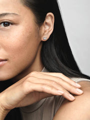 Crown Stud Earrings Sterling silver