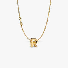 Letter R Charm Necklace 2 Quantity