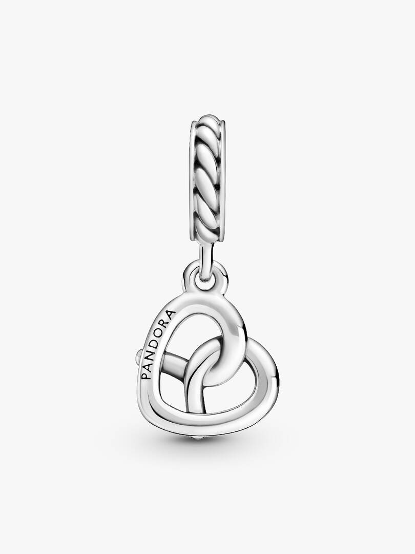 Pretzel Dangle Charm Sterling silver