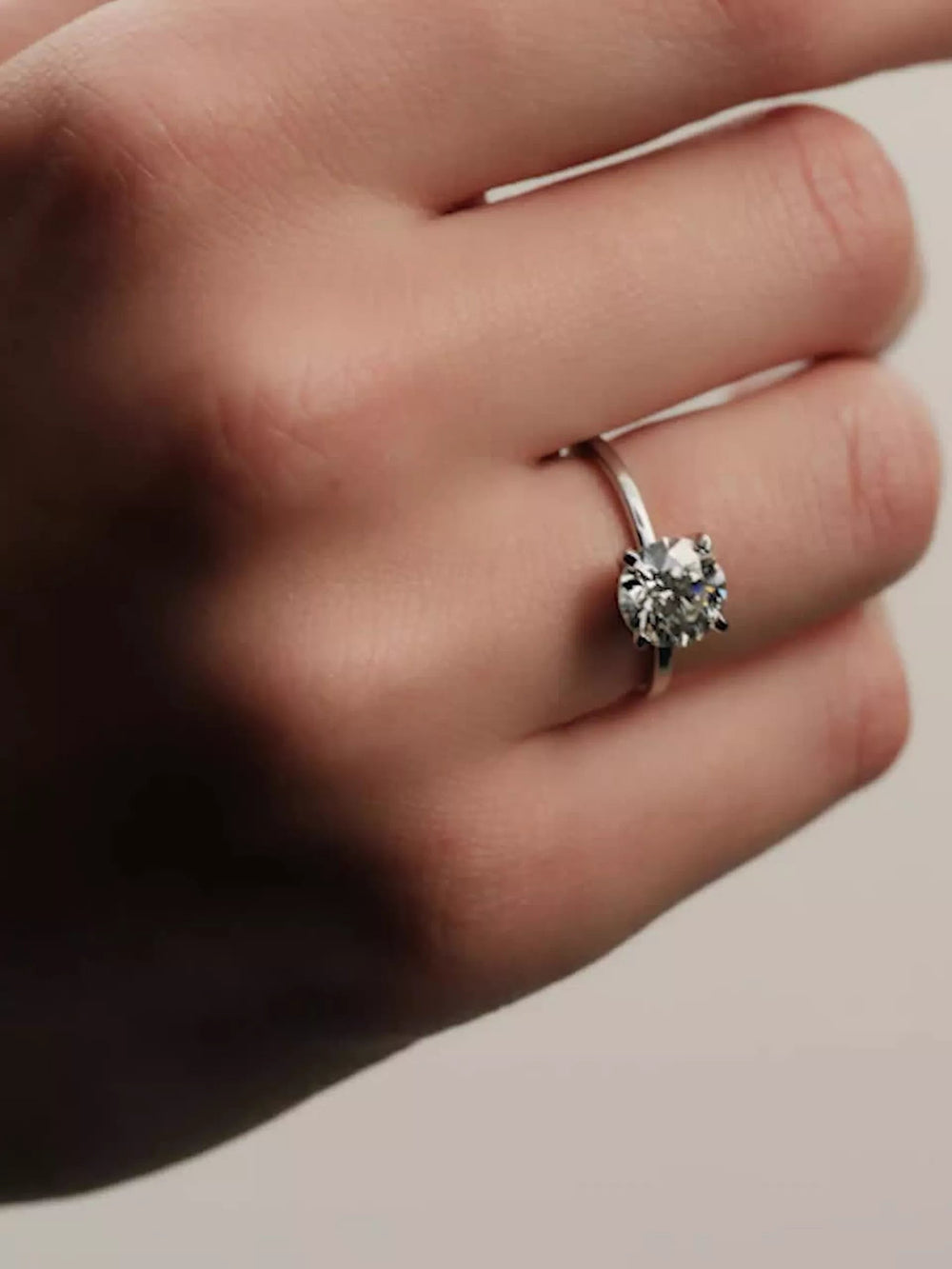 Pandora Era 14k White Gold Lab-grown Diamond Ring 2.00 ct TW, 14k white gold