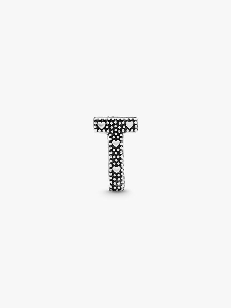 Letter T Alphabet Charm Sterling silver