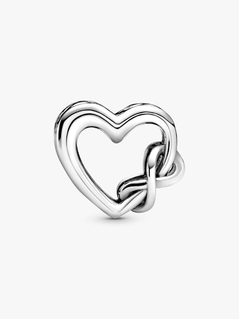 Love You Mom Infinity Heart Charm Sterling silver