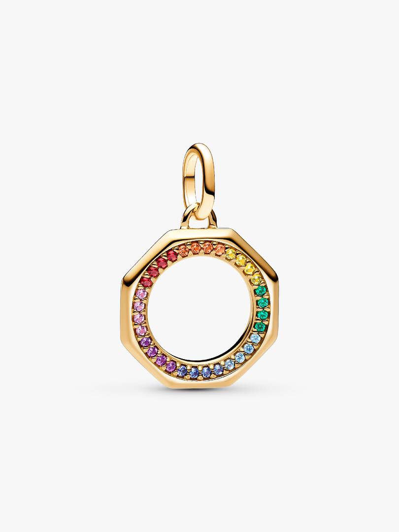 FINAL SALE - Pandora ME Rainbow Medallion Charm 14k gold plating