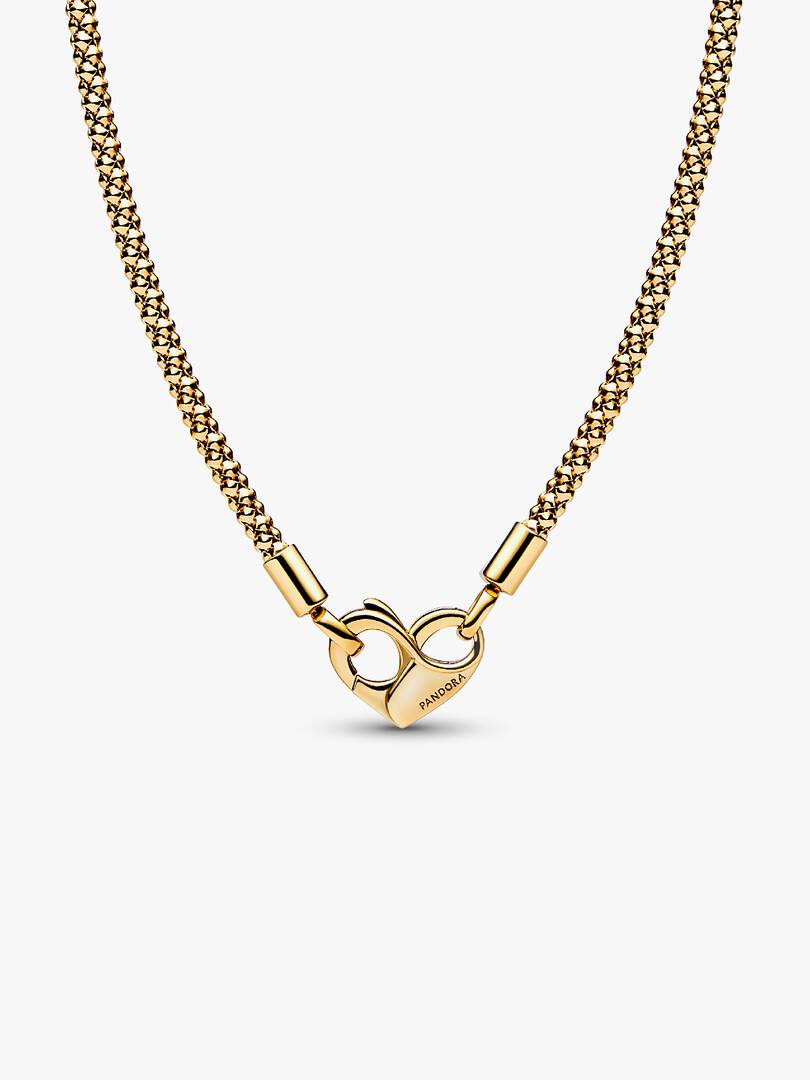 Studded Chain Necklace 14k gold plating