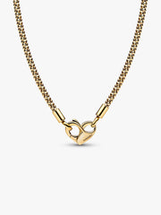 Studded Chain Necklace 14k gold plating