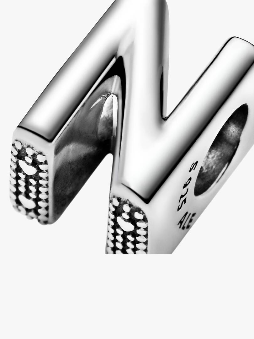 Letter N Alphabet Charm Sterling silver