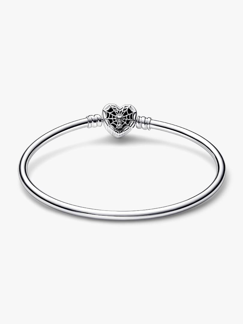Pandora Moments Marvel Spider-Man Mask Clasp Bangle Sterling silver