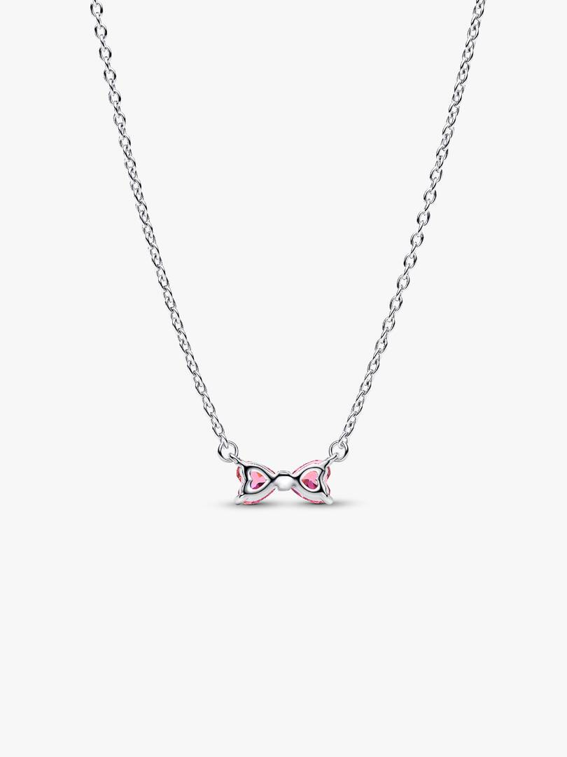 Bow Pendant Necklace Sterling silver