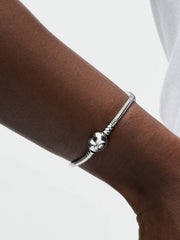 Moments Heart & Snake Chain Bracelet Sterling silver