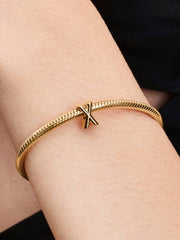 Letter X Alphabet Charm 14k gold plating