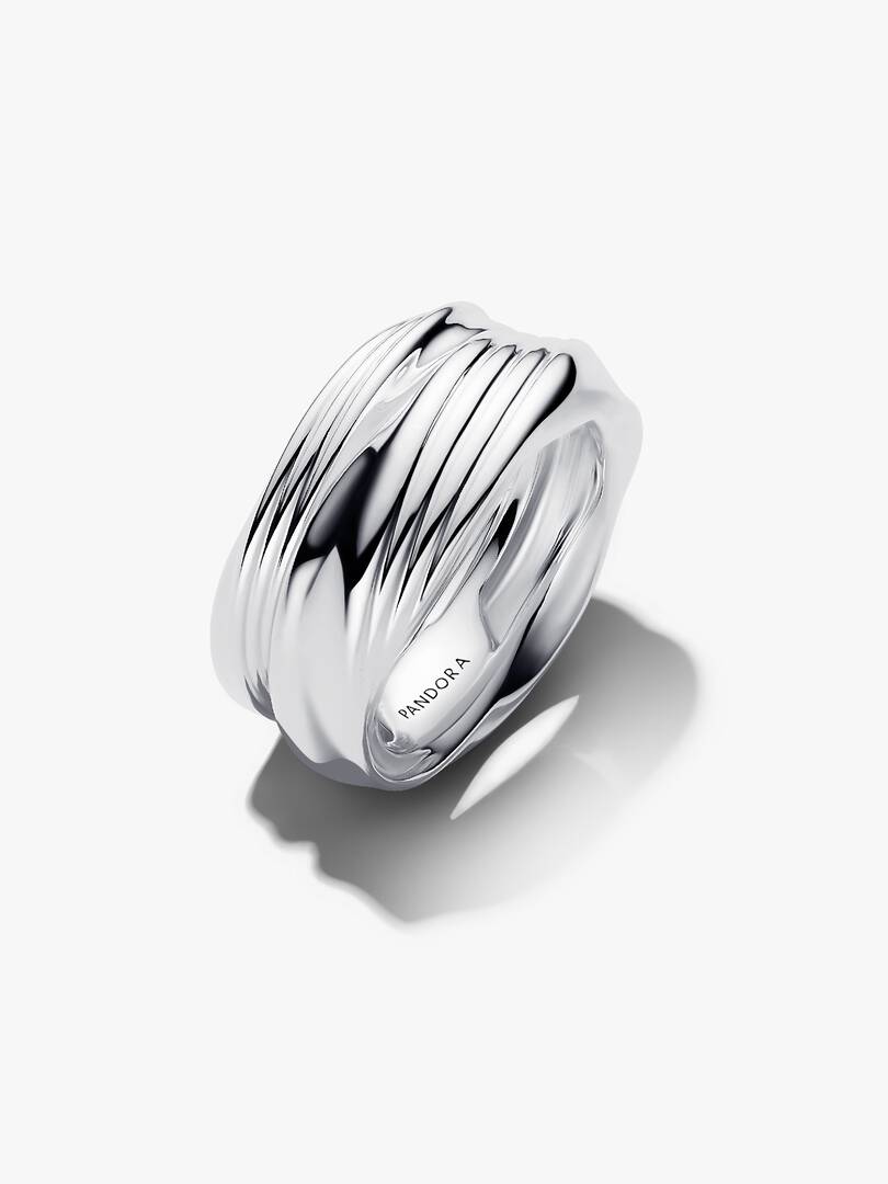 Twisted Double Ring Sterling silver