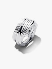 Twisted Double Ring Sterling silver