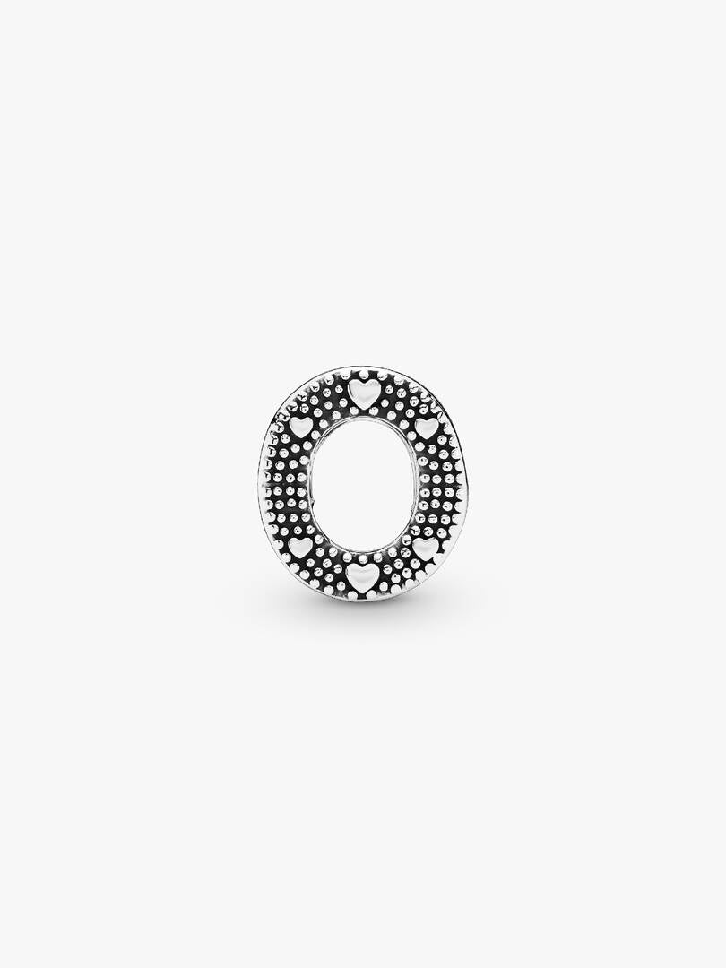 Letter O Alphabet Charm Sterling silver