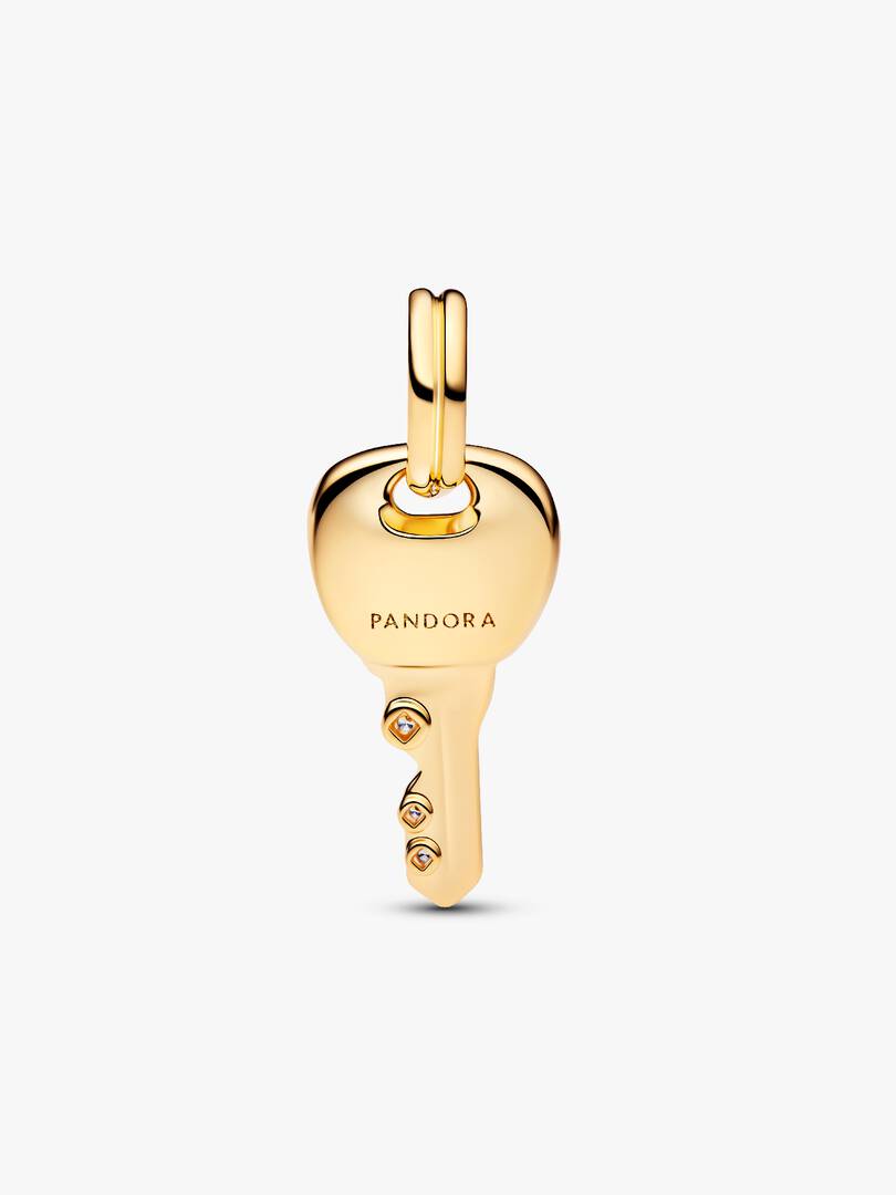 Key Dangle Charm 14k gold plating