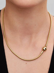 Snake Chain Necklace 14k gold plating