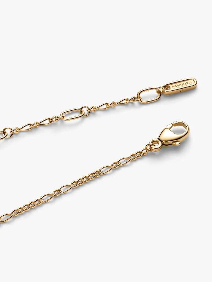 Pandora Era Figaro Chain Bracelet 14k gold