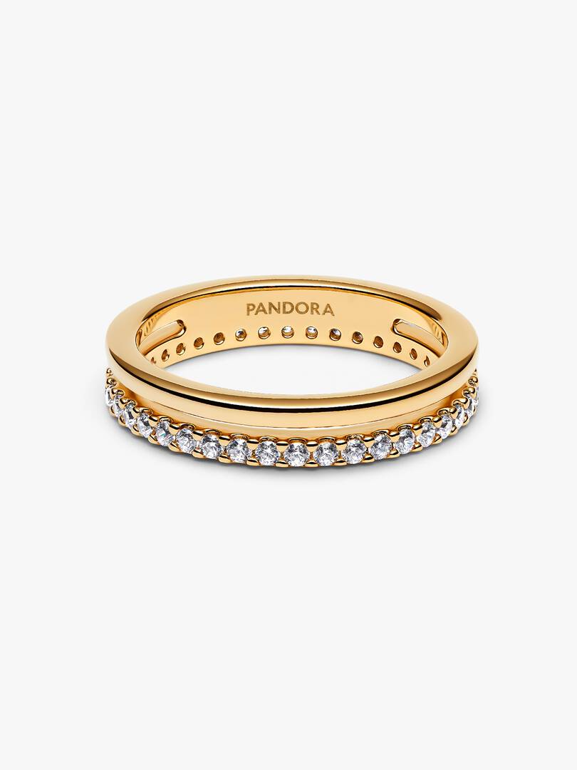 Double Band Ring 14k gold plating