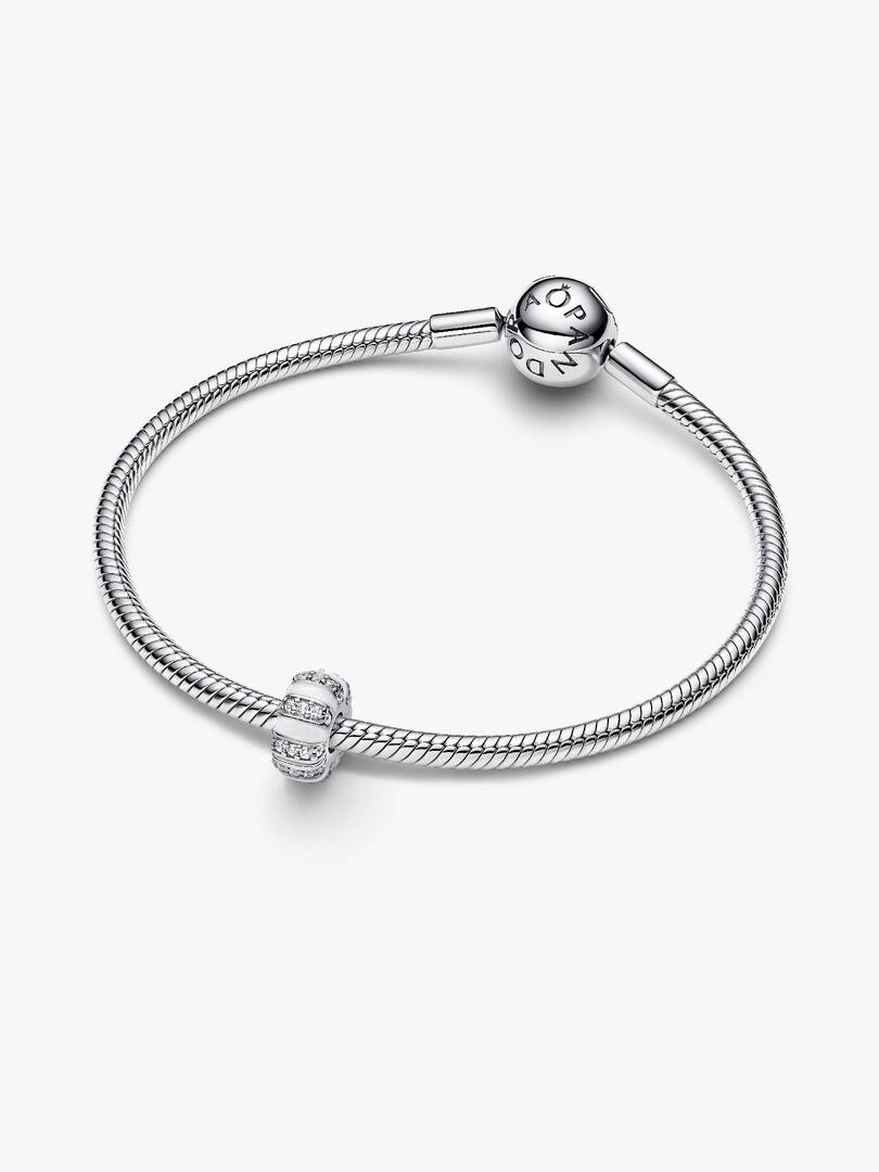 Stones & Enamel Clip Charm Sterling silver