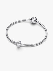 Stones & Enamel Clip Charm Sterling silver