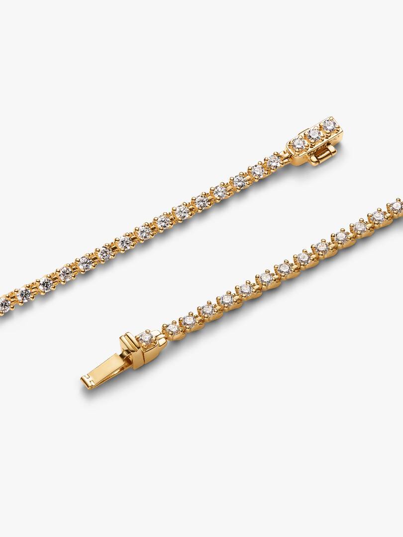 Pandora Era Lab-grown Diamond Tennis Bracelet 1.40 ct TW, 14k gold
