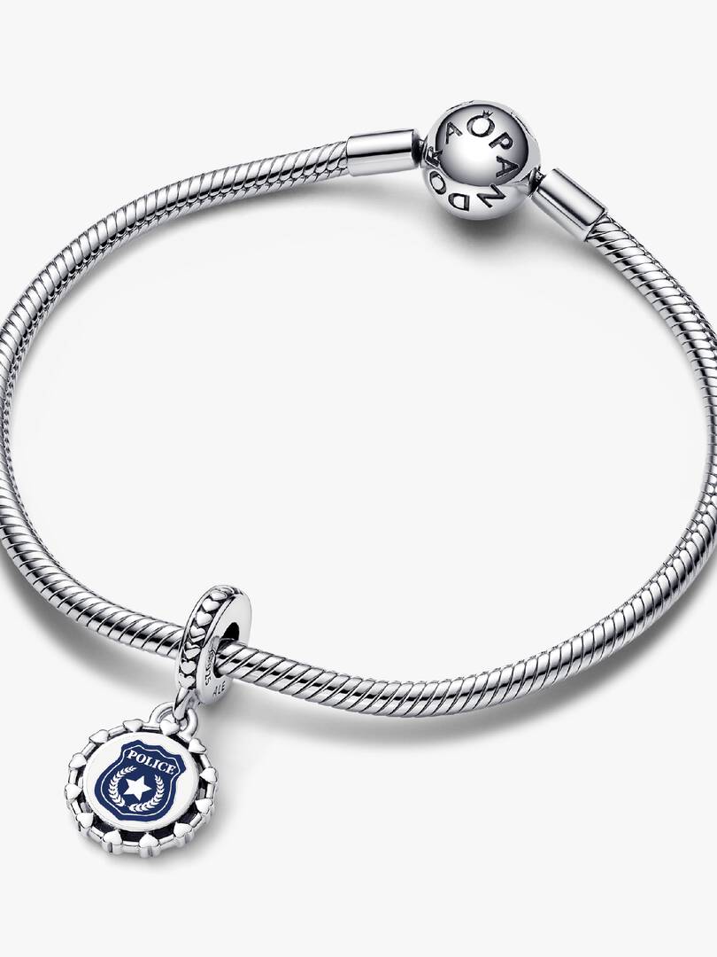 Police Dangle Charm Sterling silver
