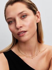 Pandora Era Figaro Chain Necklace 14k gold