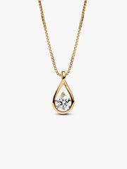 Pandora Infinite 14k Gold Lab-grown Diamond Pendant Necklace 1.00 ct TW, 14k gold