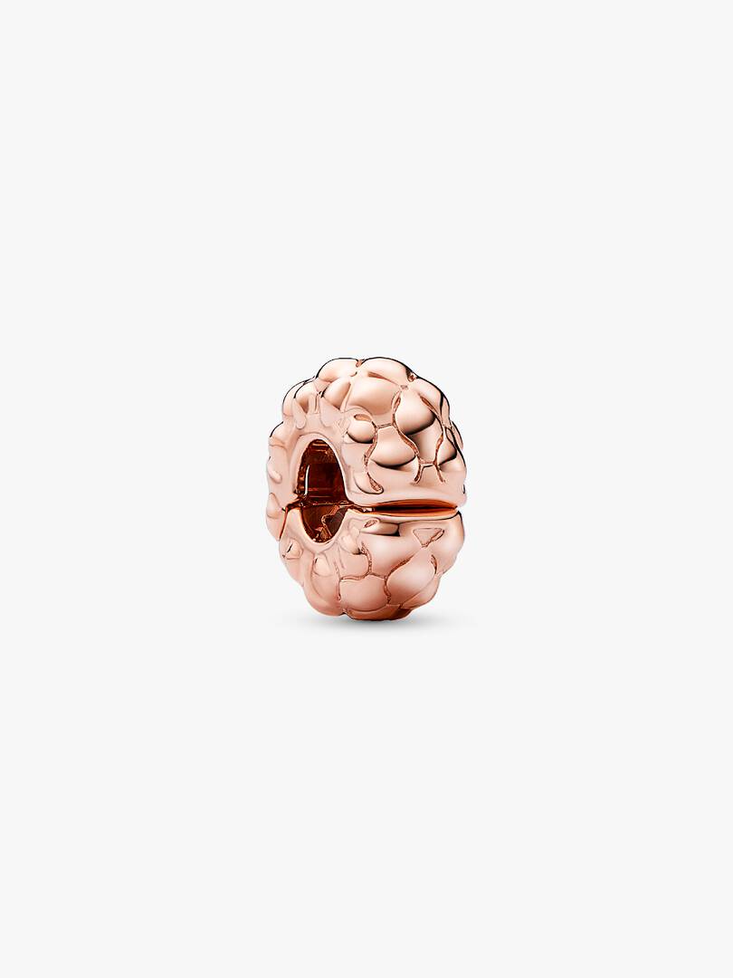 Studded Clip Charm 14k rose gold plating