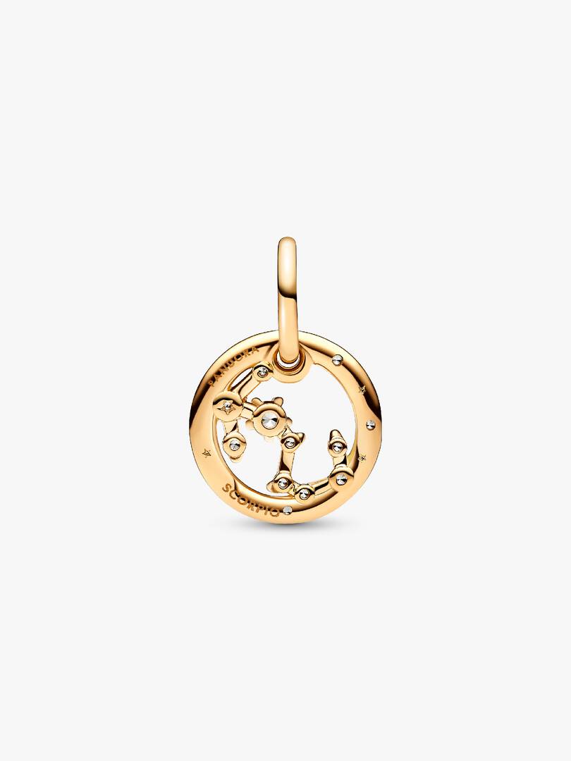 Scorpio Zodiac Dangle Charm 14k gold plating