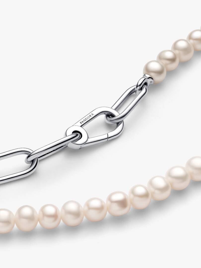 FINAL SALE - Pandora ME Treated Freshwater Cultured Pearl Necklace Sterling silver