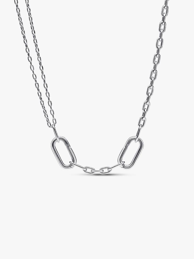 Pandora ME Double Link Chain Necklace Sterling silver