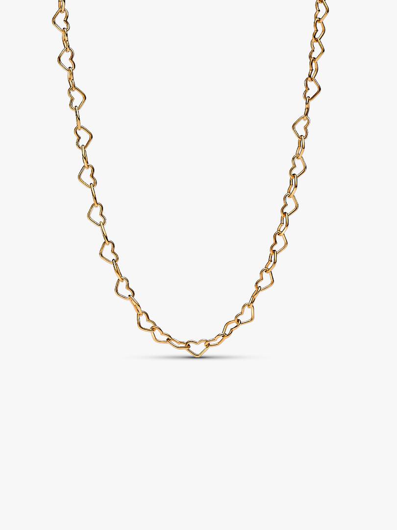 Linked Hearts Collier Necklace 14k gold plating