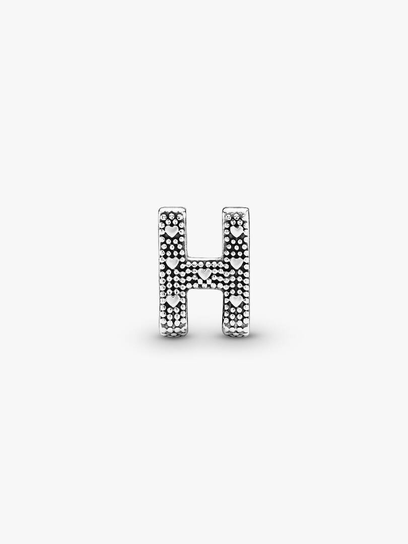 Letter H Alphabet Charm Sterling silver