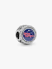 Stars & Stripes Charm Sterling silver