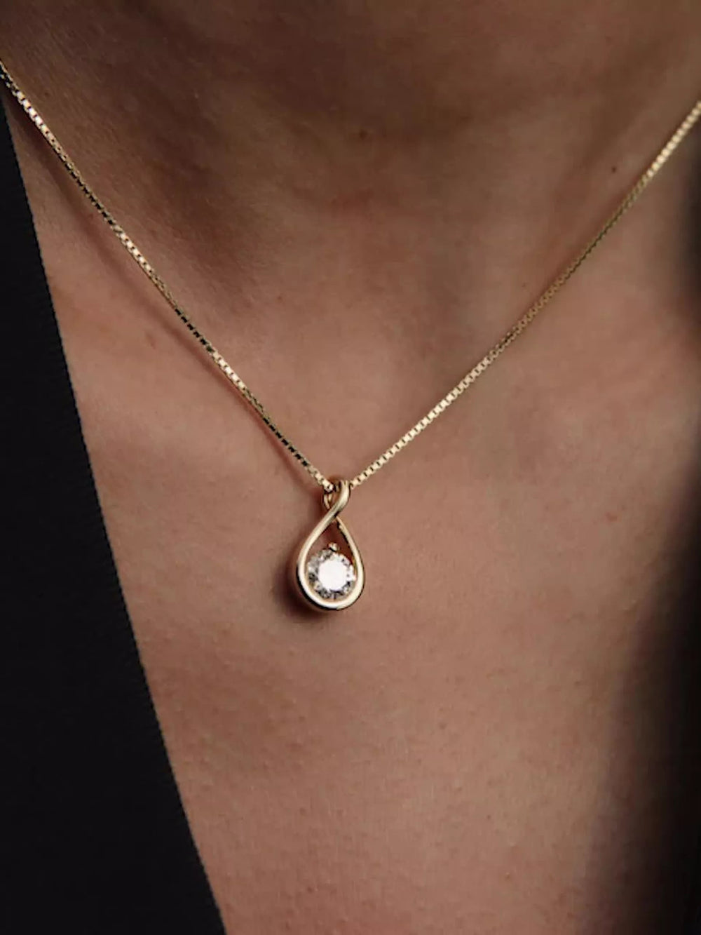 Pandora Infinite 14k Gold Lab-grown Diamond Pendant Necklace 1.00 ct TW, 14k gold