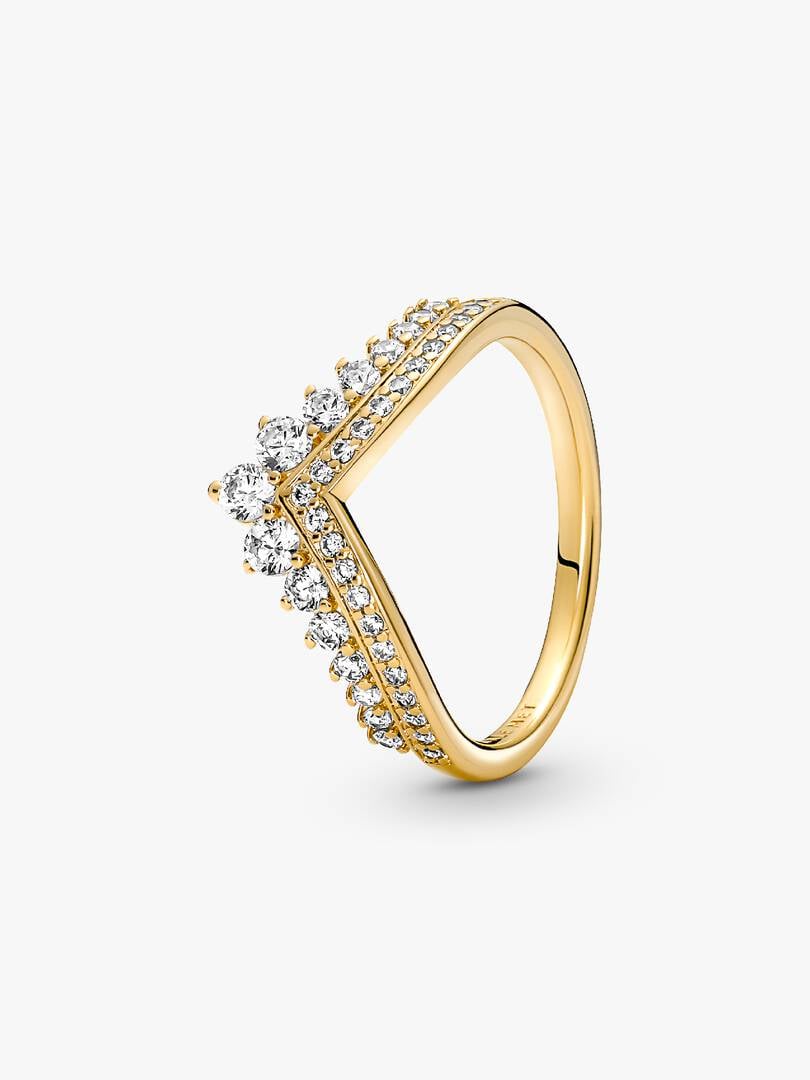 Pandora Timeless Wish Tiara Ring 14k gold plating