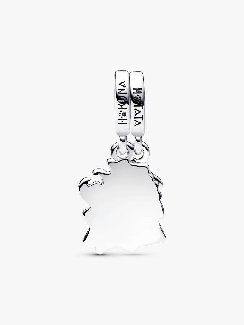 Disney The Lion King Timon & Pumbaa Splittable Dangle Charm Sterling silver