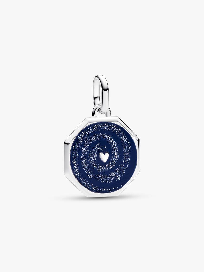 FINAL SALE - Pandora ME Galaxy Heart Medallion Charm Sterling silver