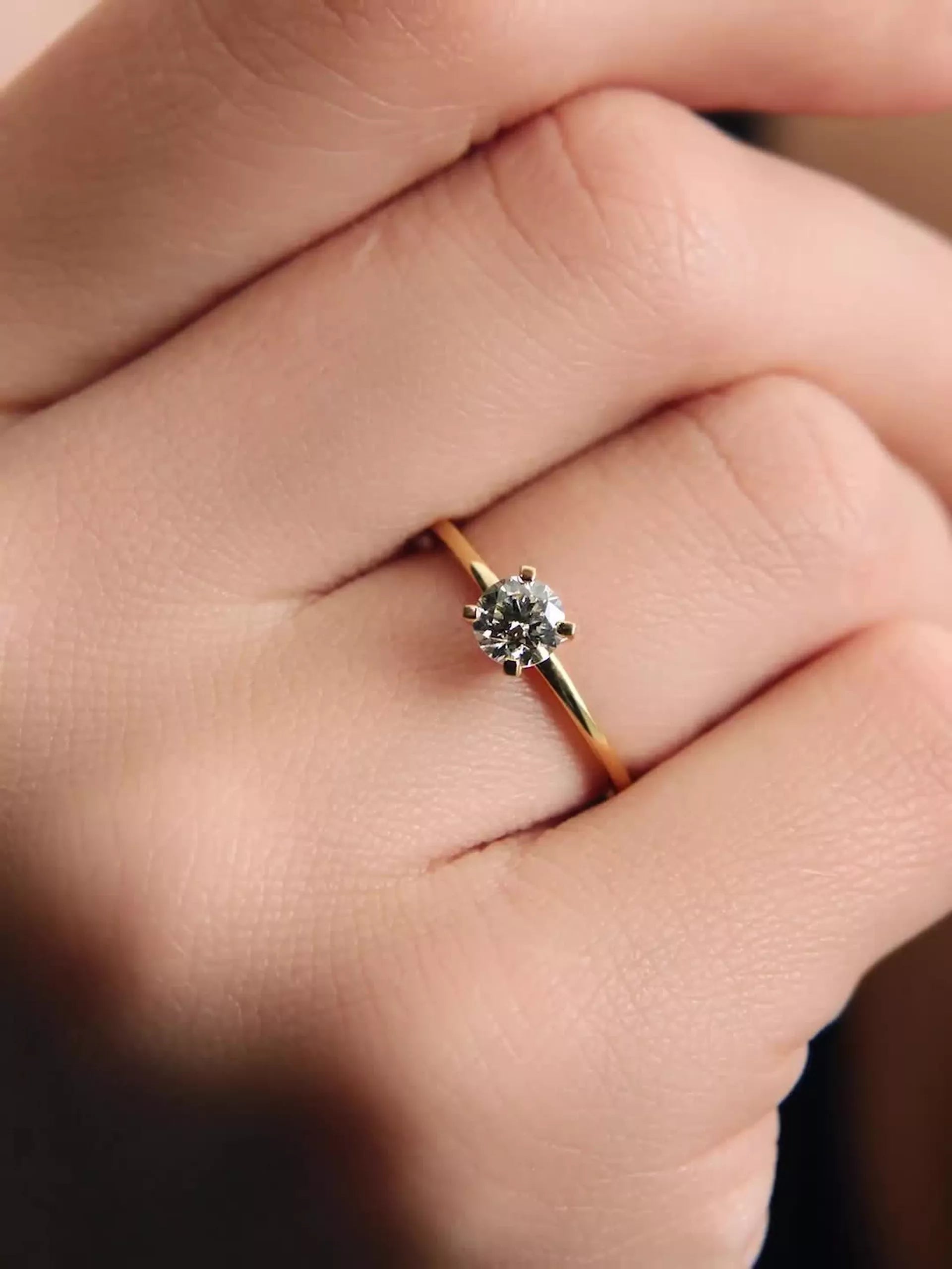 Pandora Era Lab-Grown Diamond Ring 0.50 ct TW, 14k gold