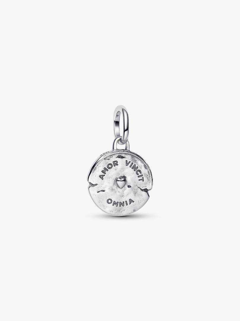 Heart Medallion Charm Sterling silver