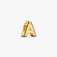 Letter A Charm Necklace 2 Quantity