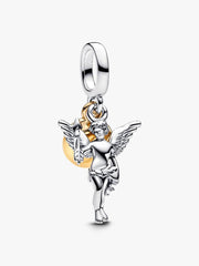 FINAL SALE - Cupid Dangle Charm Sterling silver, 14k gold plating