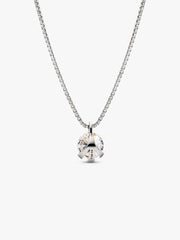 FINAL SALE - Pandora Nova 14k White Gold Lab-grown Diamond Pendant Necklace 1.00 ct TW, 14k white gold