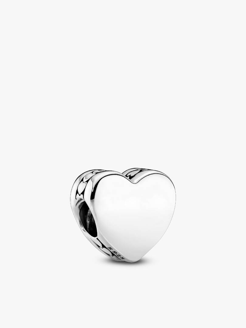 Engravable Heart Charm Bracelet Set 2 Quantity